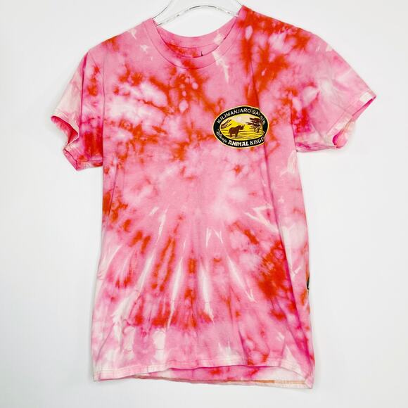 Disney Kilimanjaro Safari Custom Bleached Tee Sz S - Picture 1 of 3